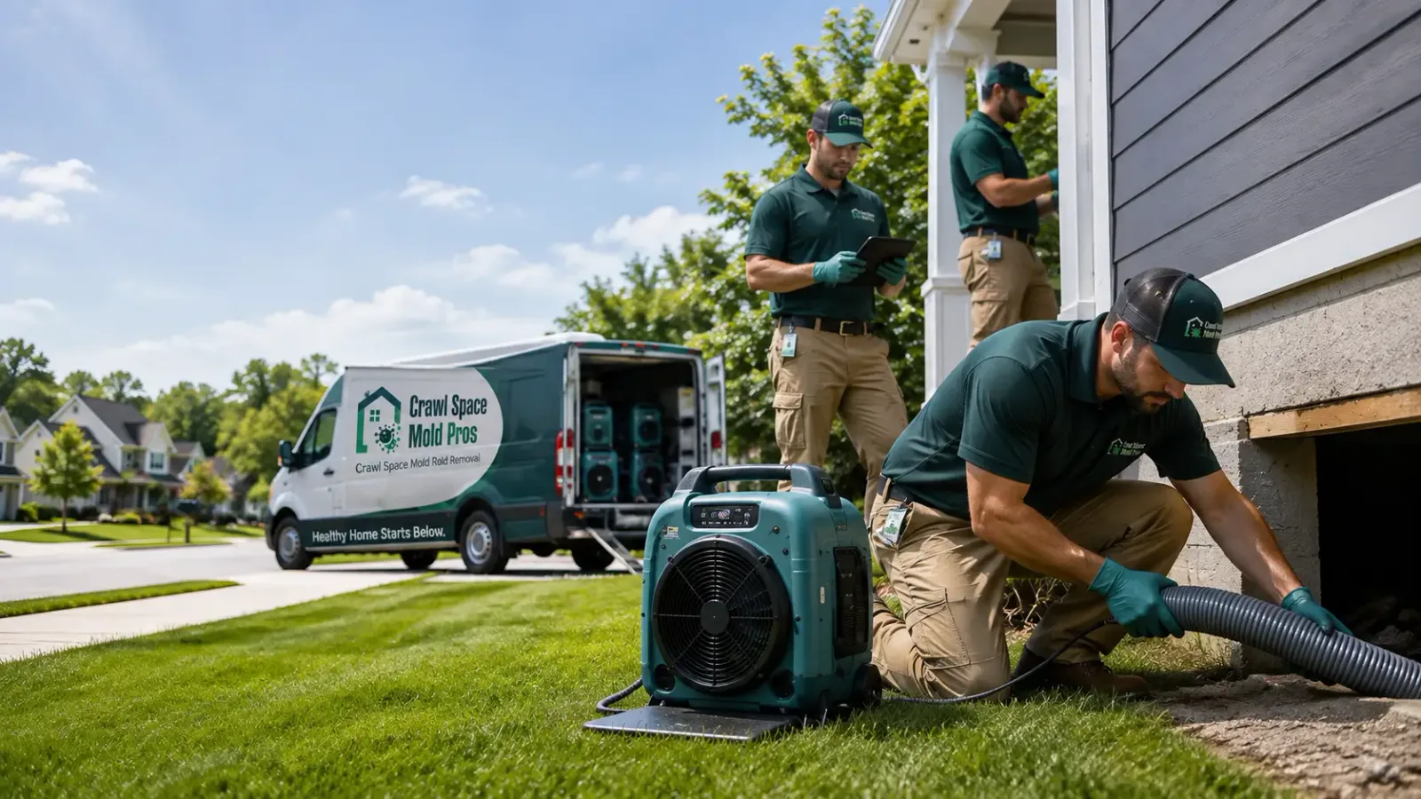 Crawl Space Mold Removal in Boyne Falls, MI